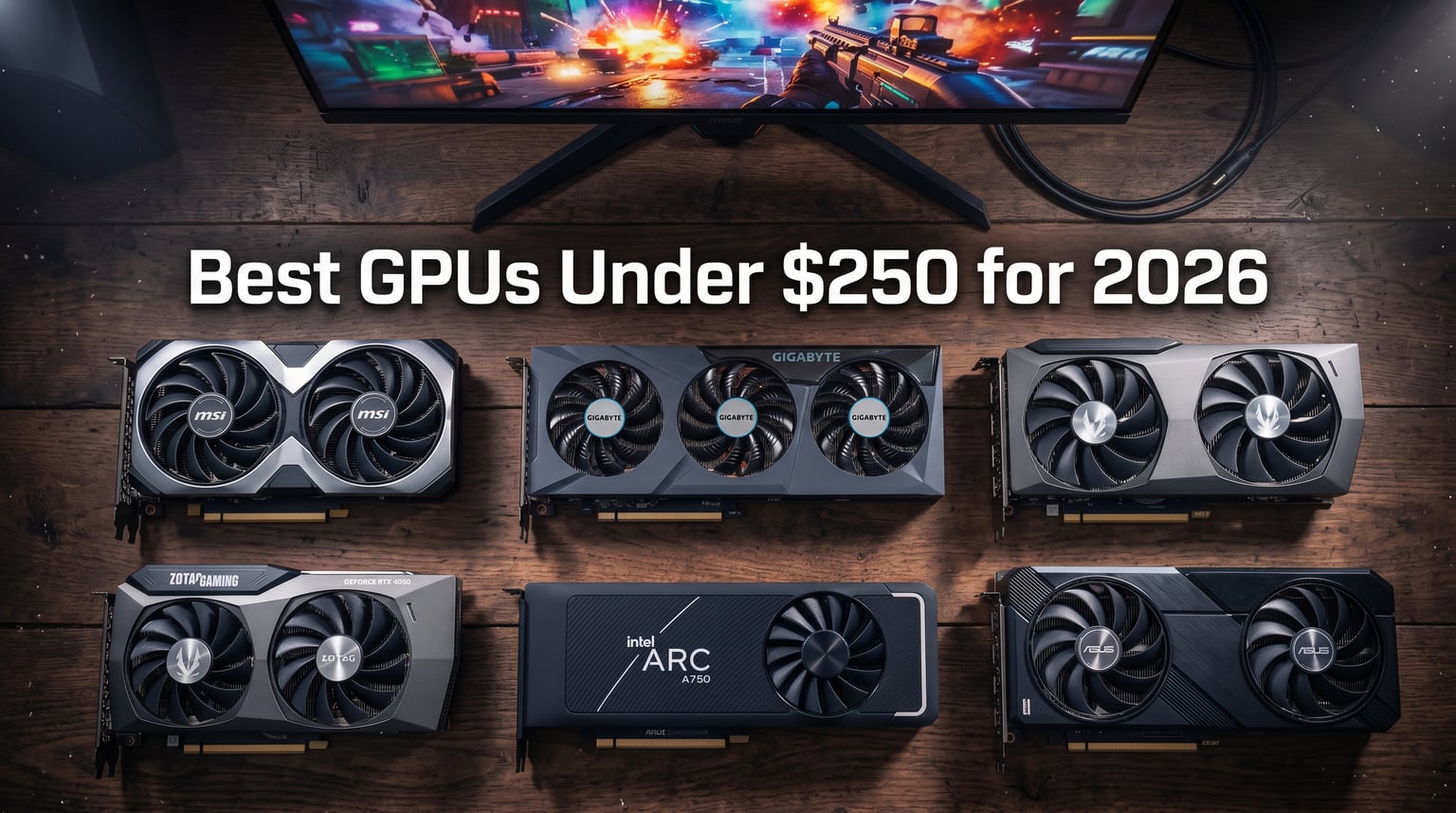 Best Graphics Cards GPUs For Under $250