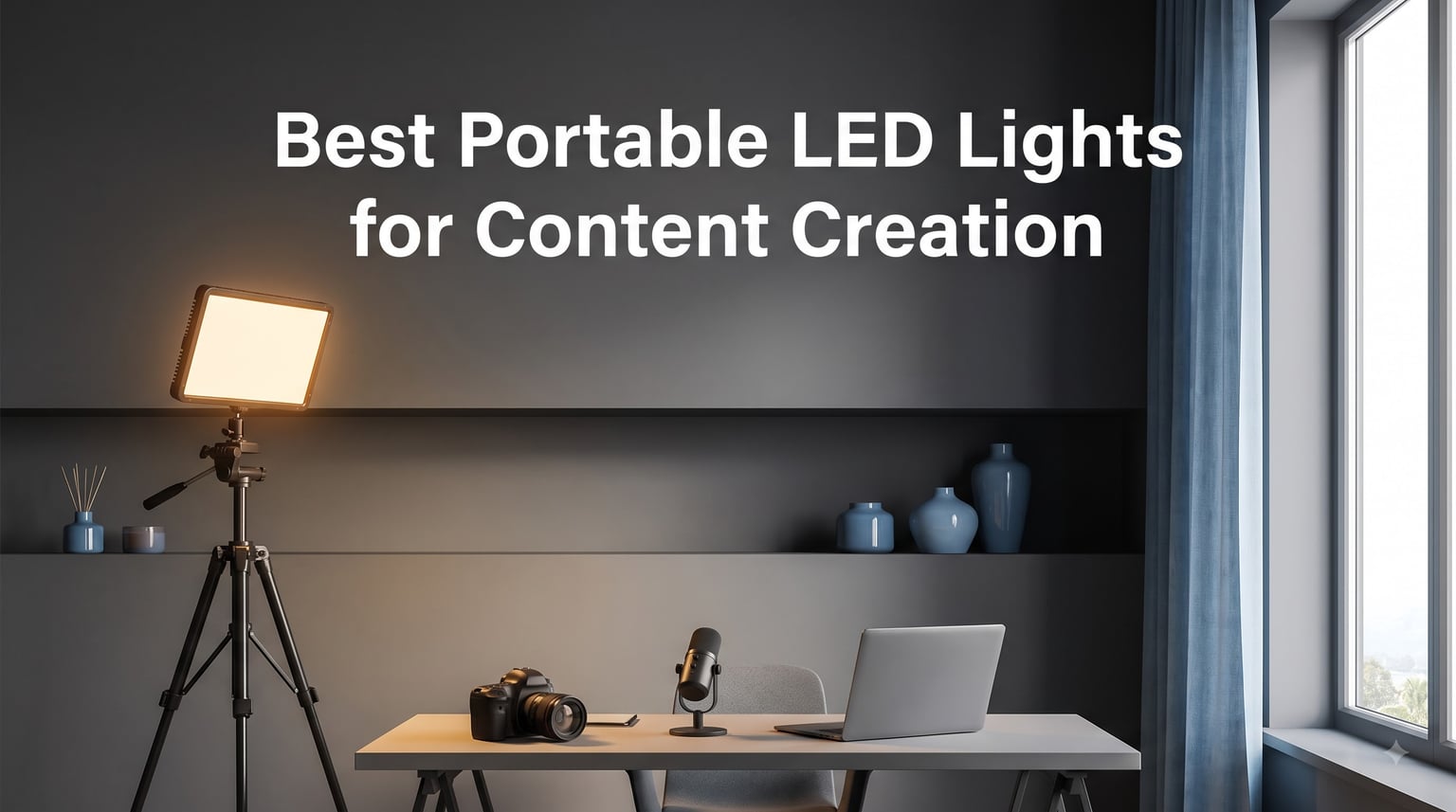 Best Portable LED Lights for Content Creation