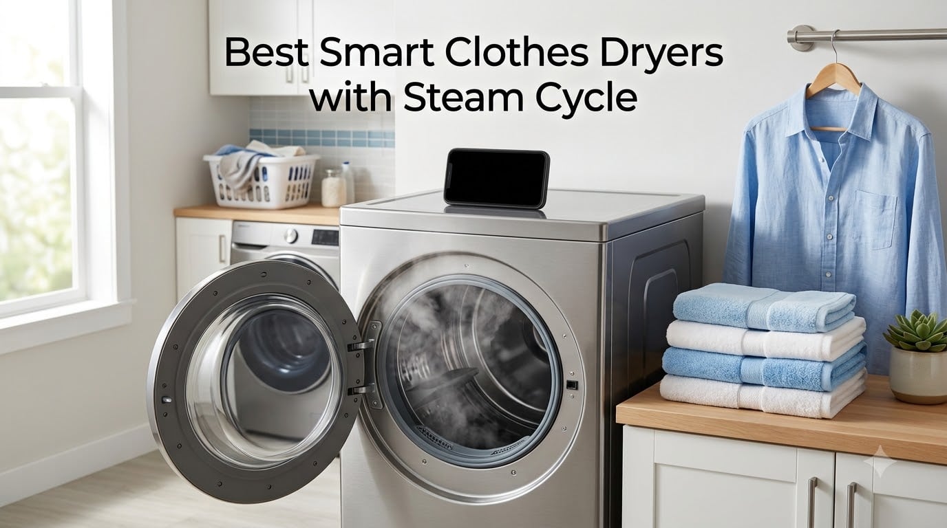 Best Smart Clothes Dryers with Steam Cycle