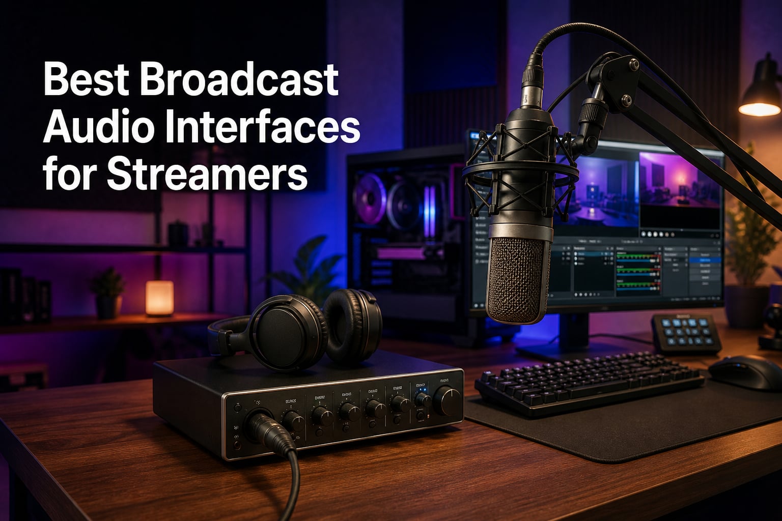 Best Broadcast Audio Interfaces for Streamers