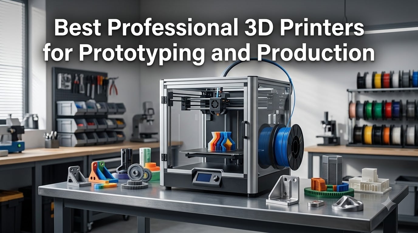 Best Professional 3D Printers for Prototyping and Production