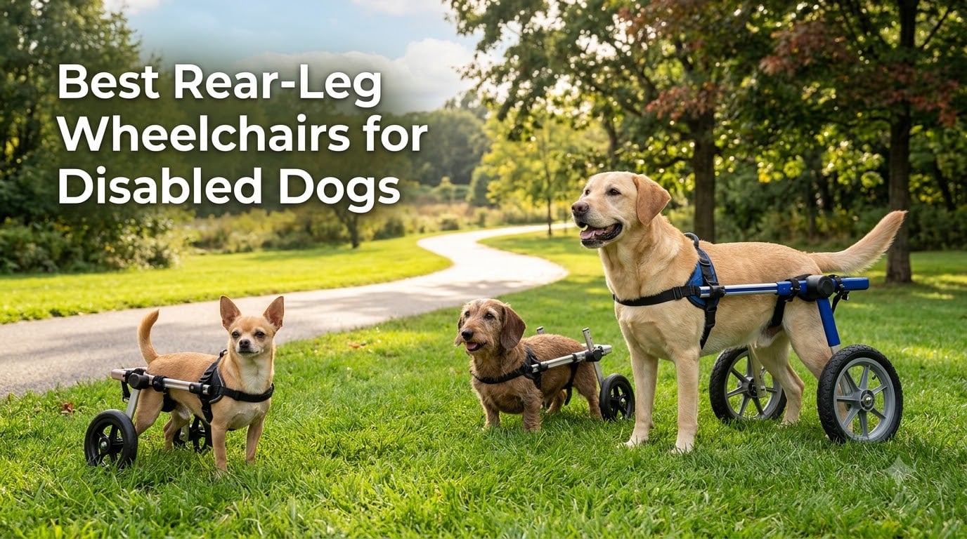 Best Rear-Leg Wheelchairs for Disabled Dogs