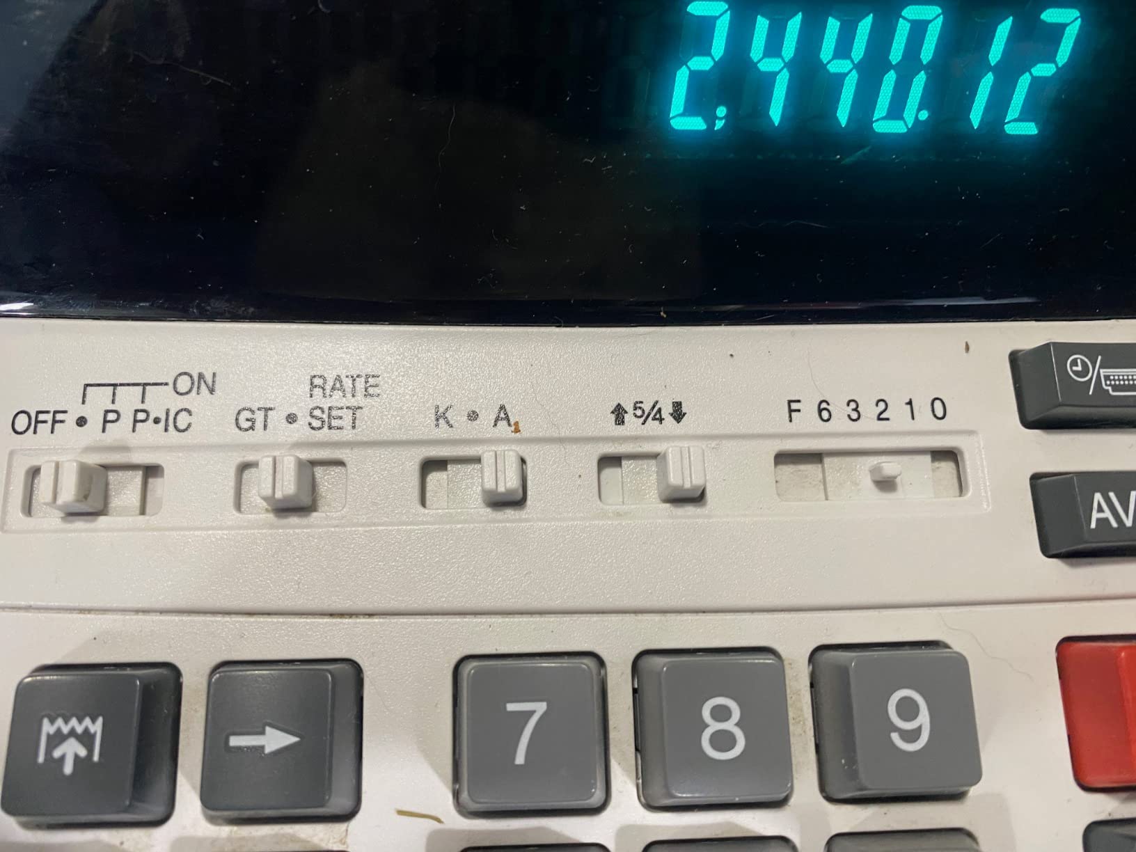Sharp Heavy Duty Color Printing Calculator, White (EL-1197PIII) customer photo 2