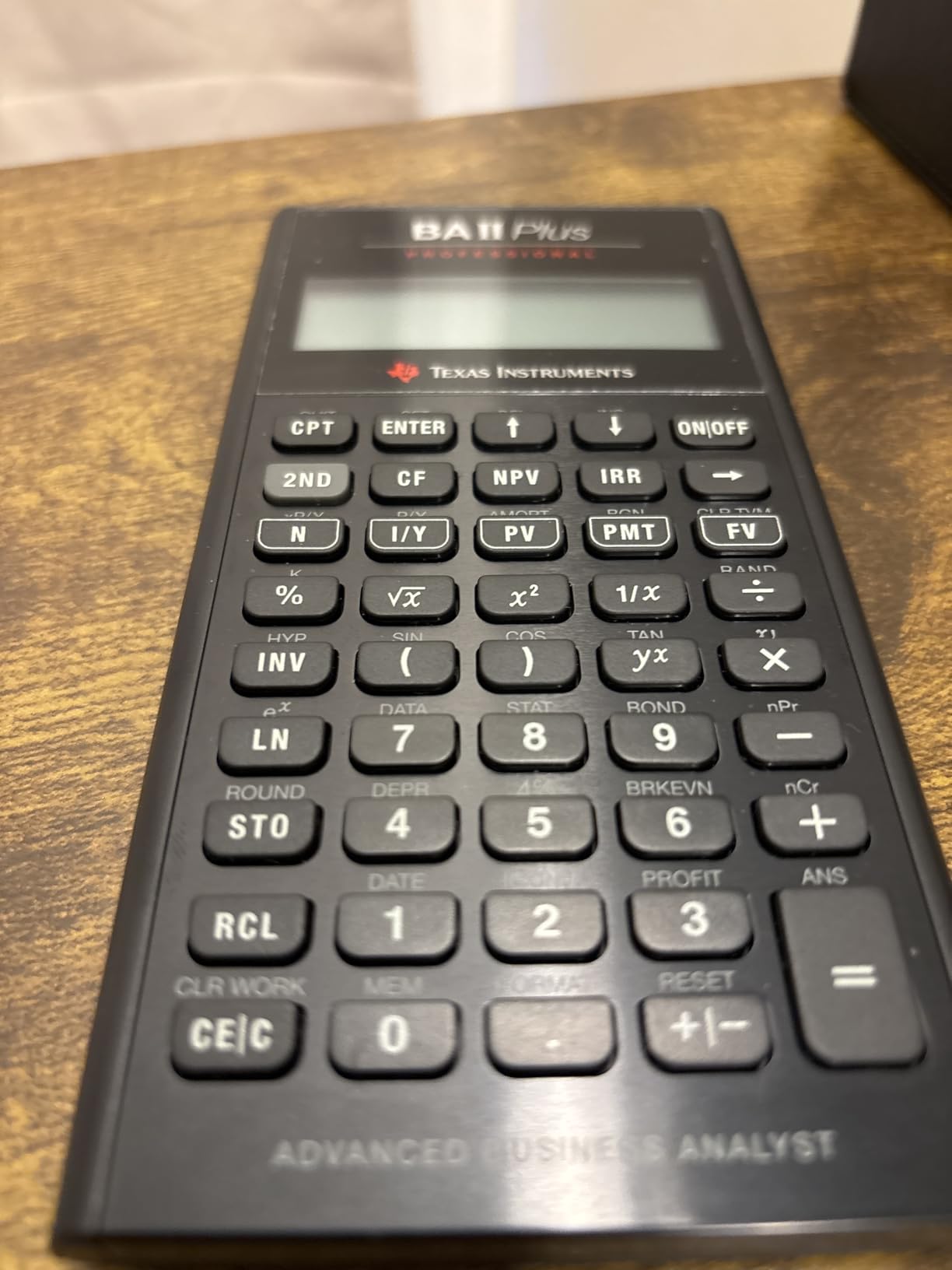 BA II Plus Professional Financial Calculator Texas Instruments customer photo 2
