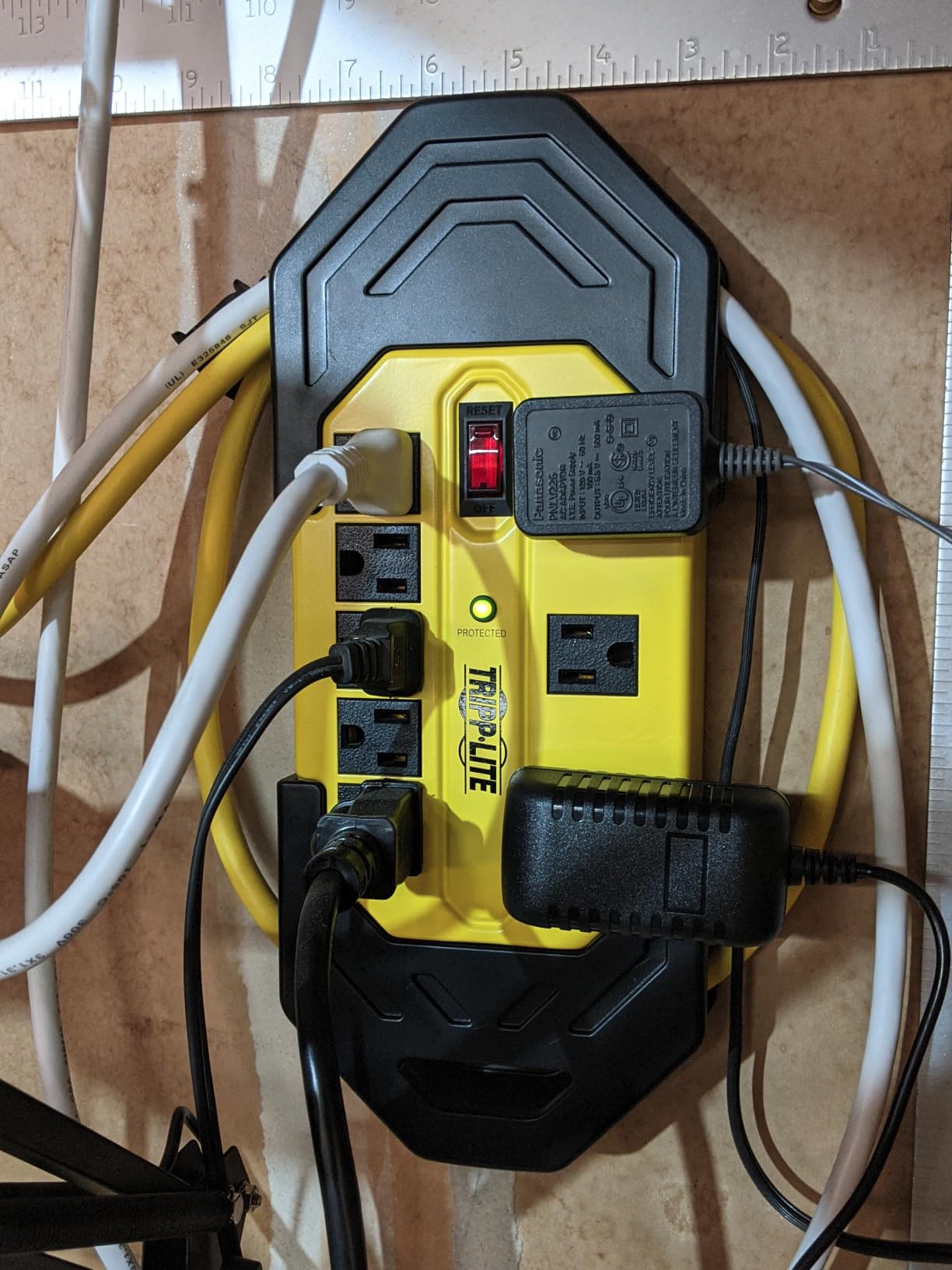 Eaton Tripp Lite TLM825SA 8 Outlet Metal 25ft Long Cord Surge Protector customer photo 1