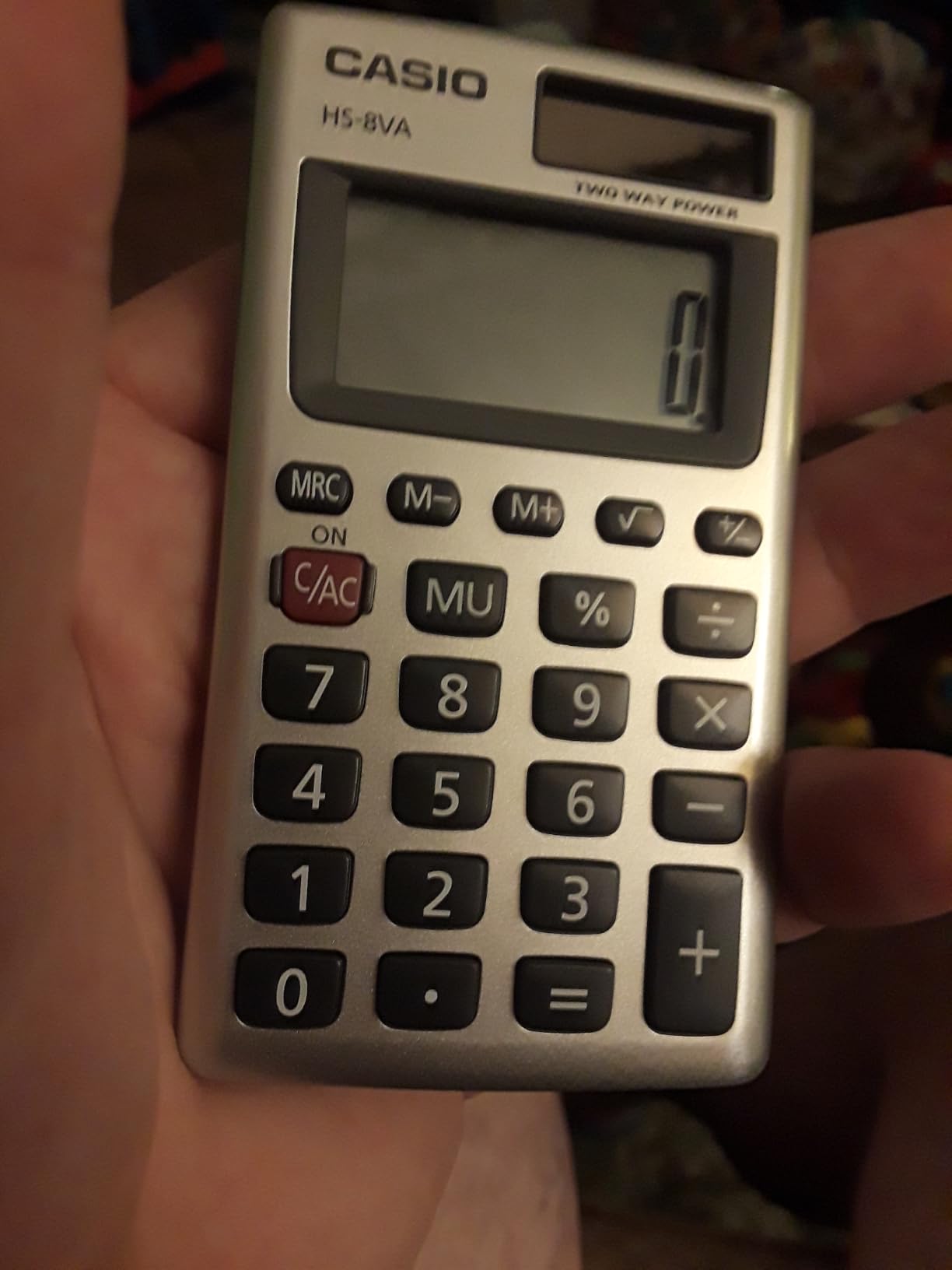 Casio HS-8VA Mini 6-Function Calculator customer photo 1