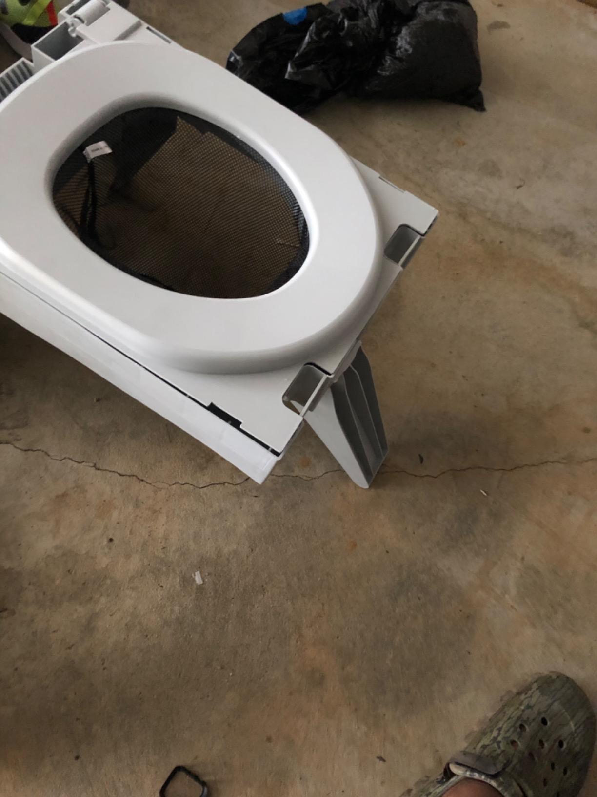 Cleanwaste GO Anywhere Portable Folding Toilet with WAG Bag Disposable Kit customer photo 1