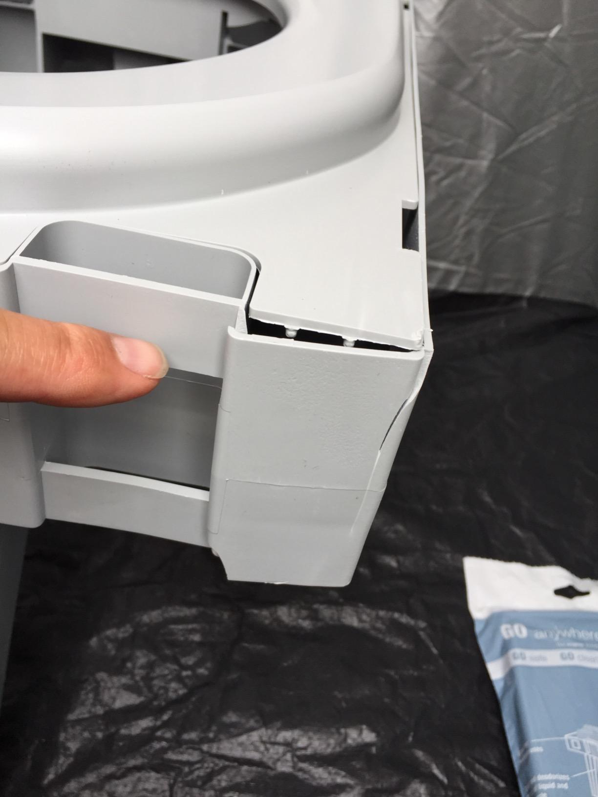 Cleanwaste GO Anywhere Portable Folding Toilet with WAG Bag Disposable Kit customer photo 2