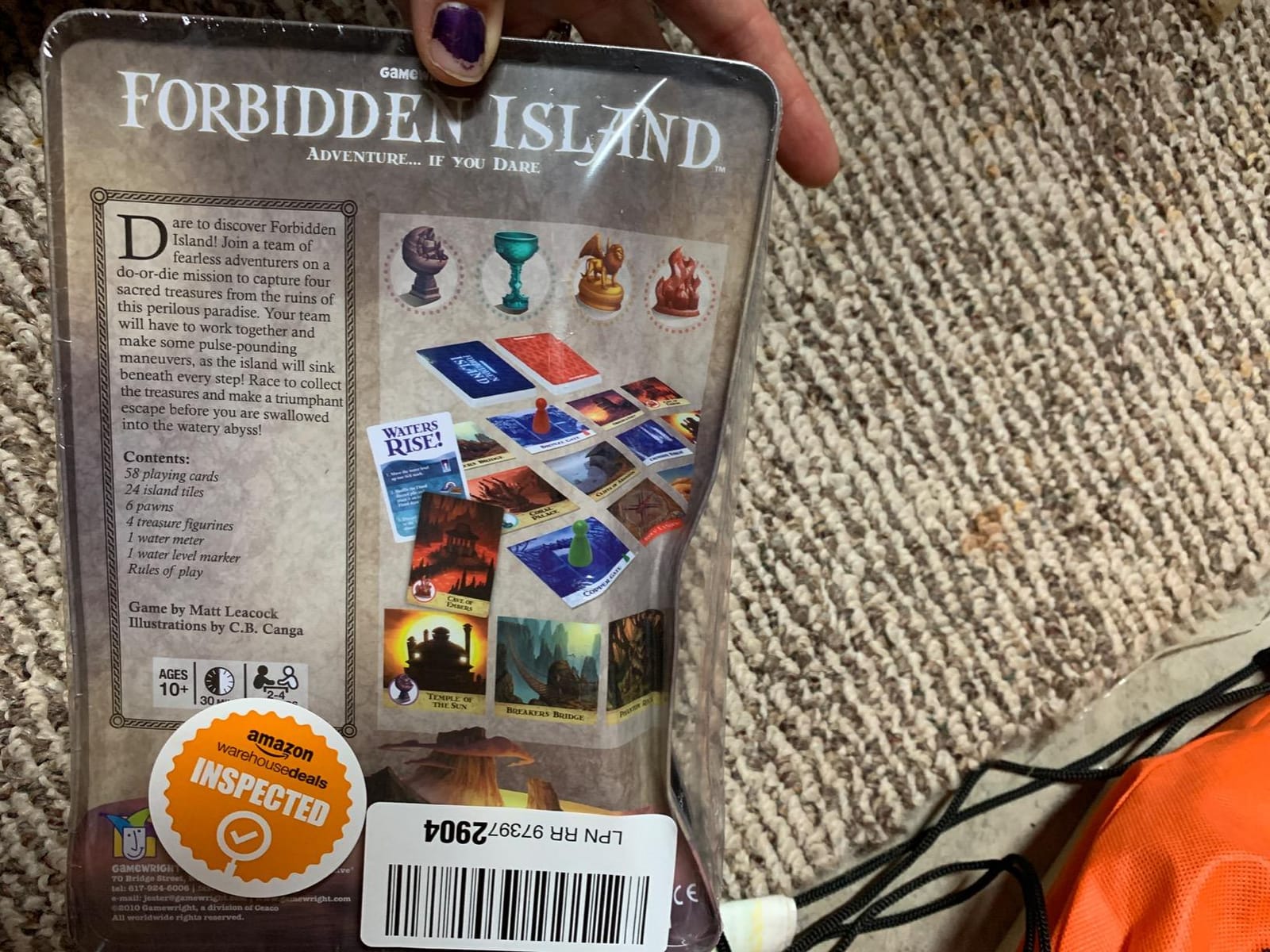 Gamewright Forbidden Island, 1st Edition Board Game, 2-4 Players, Ages 14+ customer photo 1