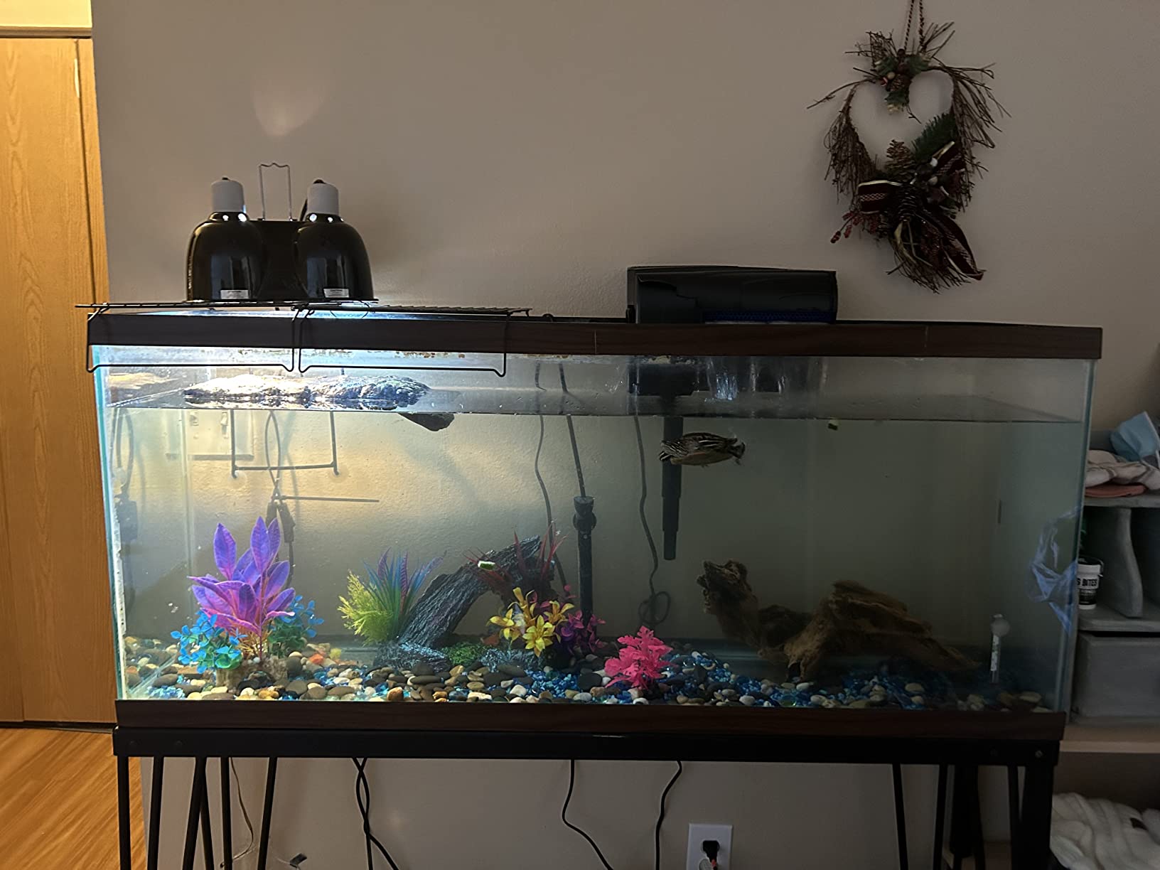 Aqueon QuietFlow 75 LED PRO Aquarium Fish Tank Power Filter, 90 Gal | 75 gallon fish tank filter with self-priming auto-restart, LED change indicator, mechanical, chemical, biological filtration customer photo 1