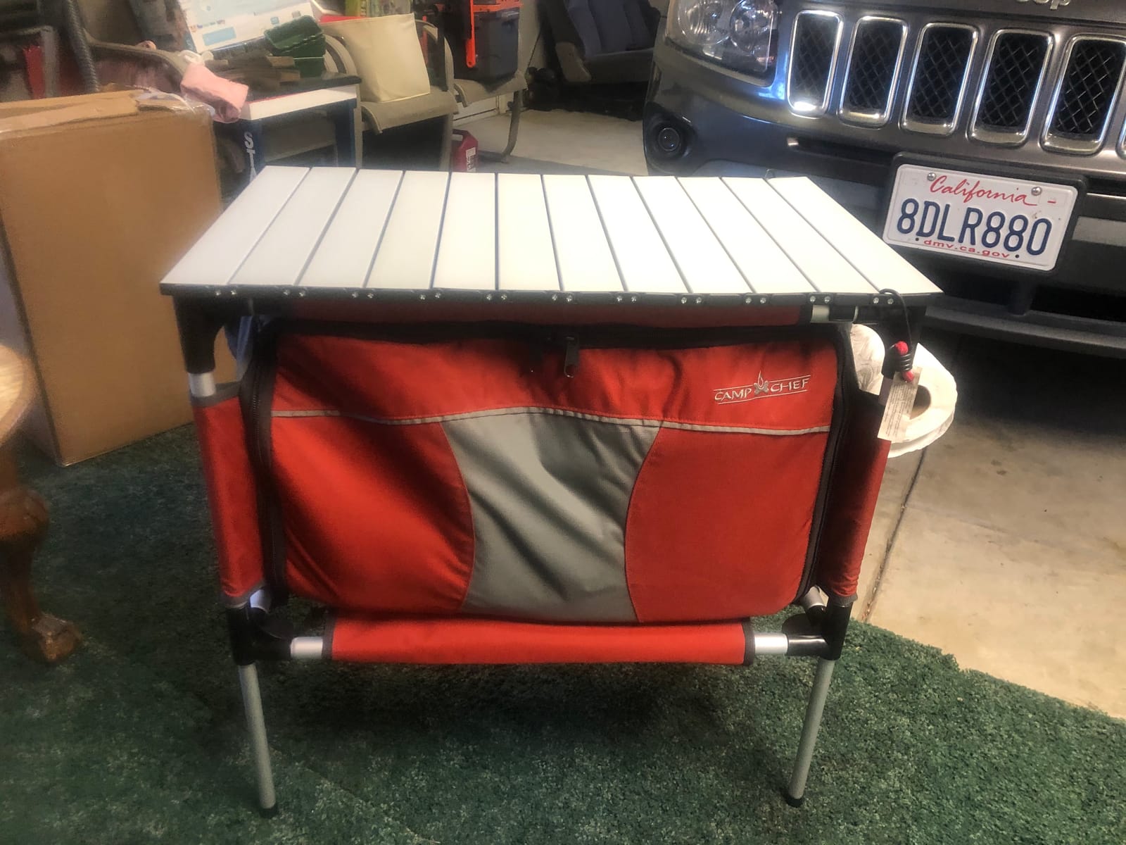 Camp Chef Sherpa Camp Table & Organizer, 27x17 in., Brick customer photo 2
