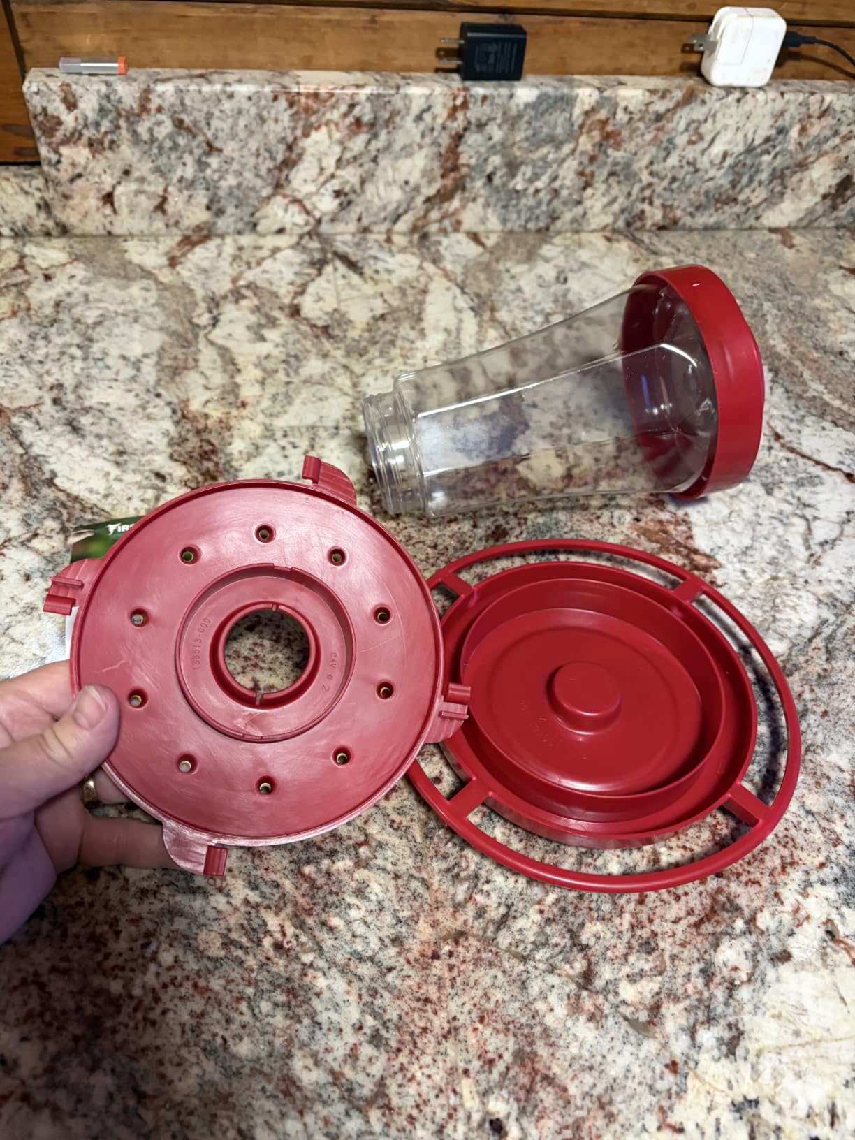 First Nature Hummingbird Flower Feeder - 32‑Ounce - Wide‑Mouth customer photo 1