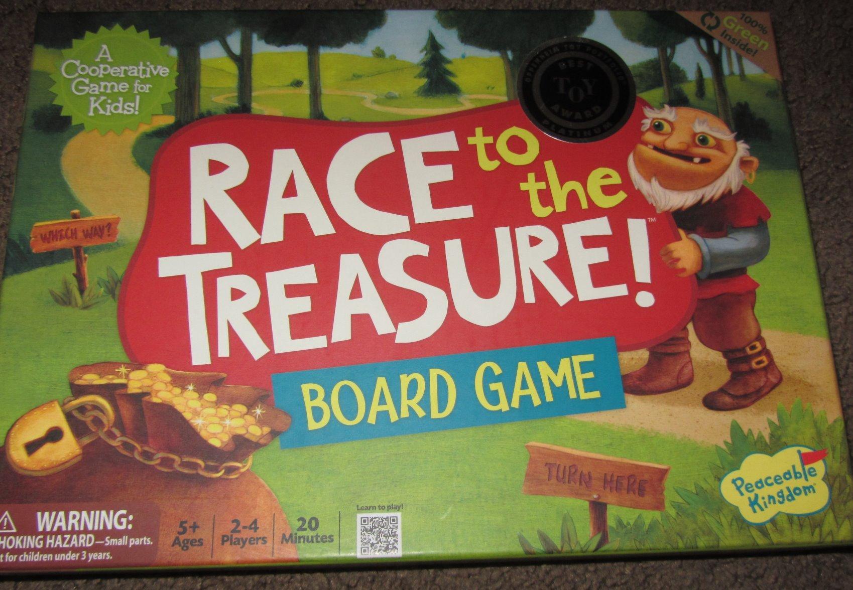 Peaceable Kingdom Race to the Treasure! Cooperative Path Building Game for 2 to 4 Kids Ages 5+ customer photo 1