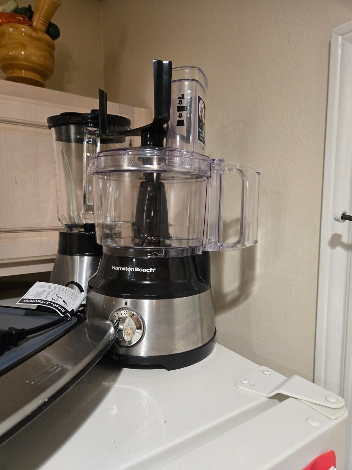 Hamilton Beach Food Processor & Vegetable Chopper for Slicing, Shredding, Mincing, and Puree, 10 Cups + Easy Clean Bowl Scraper, Stainless Steel (70730) customer photo 1