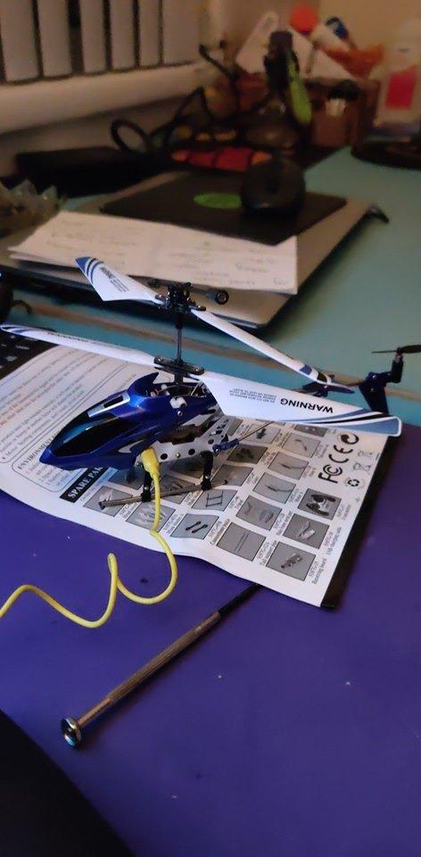 Syma S107G 3 Channel RC Helicopter with Gyro, Blue customer photo 2