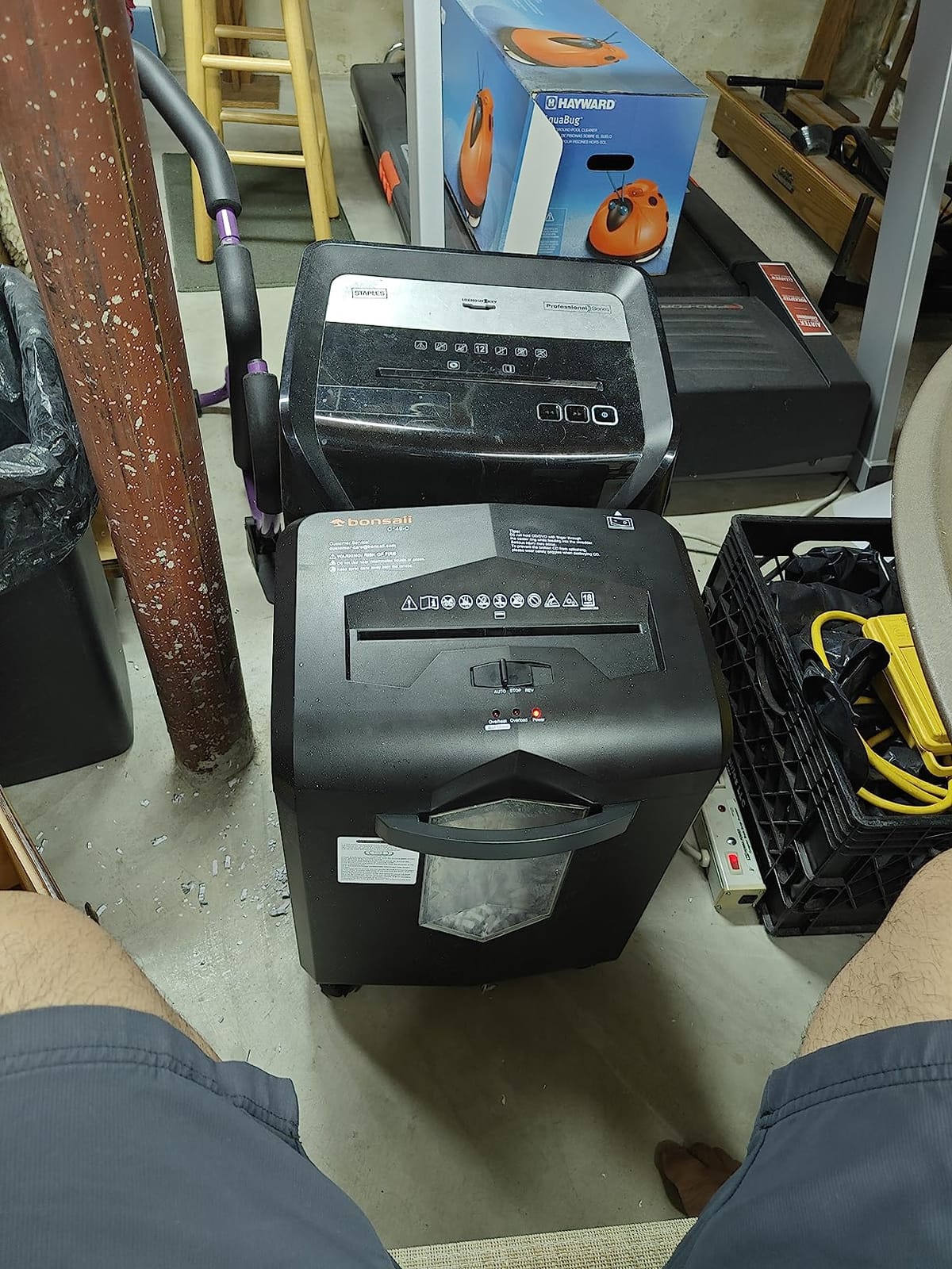 Bonsaii 18-Sheet Cross-Cut 60-Min Run Heavy Duty Paper Shredder customer photo 1