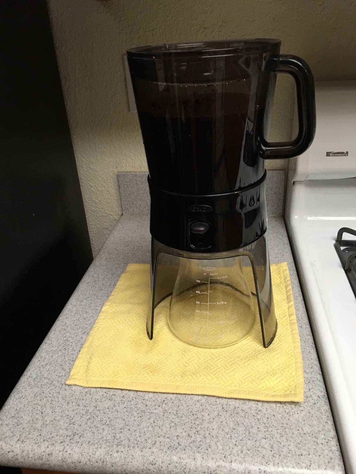 OXO Good Grips Cold Brew Coffee Maker 32 oz, Iced Coffee Maker with Carafe, Brews Cold Brew Concentrate customer photo 2