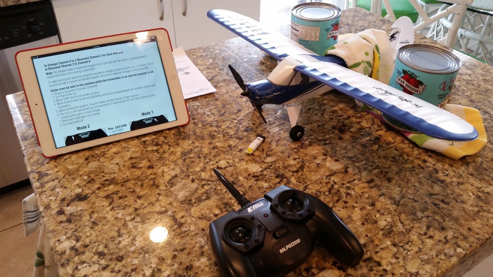 HobbyZone Sport Cub S RC Airplane RTF with SAFE Technology (Includes 6-CH 2.4GHz Transmitter | 150mAh 3.7V LiPo Battery | USB Charger), HBZ4400,Blue customer photo 2