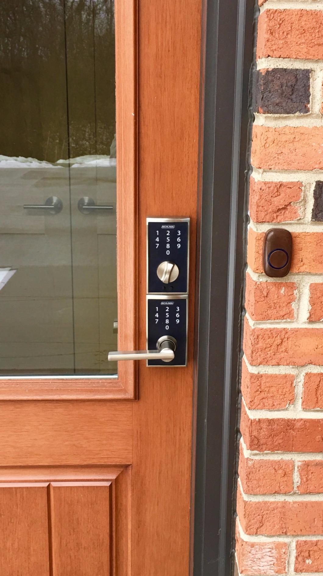 Schlage Touch Electronic Lock, Lever Handle, Century Trim, Satin Nickel customer photo 1