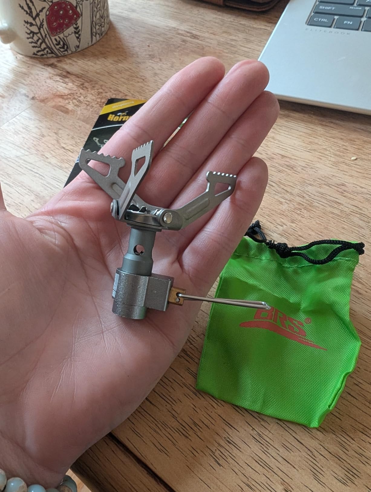 BRS Outdoor BRS-3000T Ultra-Light Titanium Alloy Miniature Portable Picnic Camping Gas Cooking Stove Portable Ultralight Burner 25gram customer photo 1