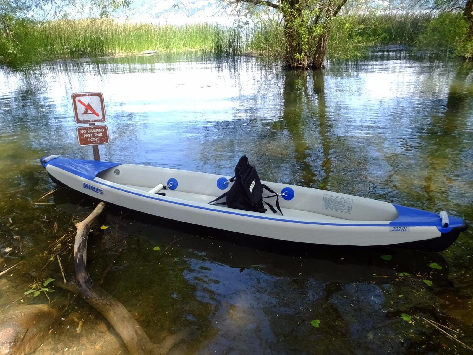Sea Eagle RazorLite Inflatable Kayak - Lightweight, Drop Stitch, High Speed Touring Kayak - Solo or Tandem - Tall Back Seat(s), Paddle(s), Backpack, Skeg and Pump customer photo 1