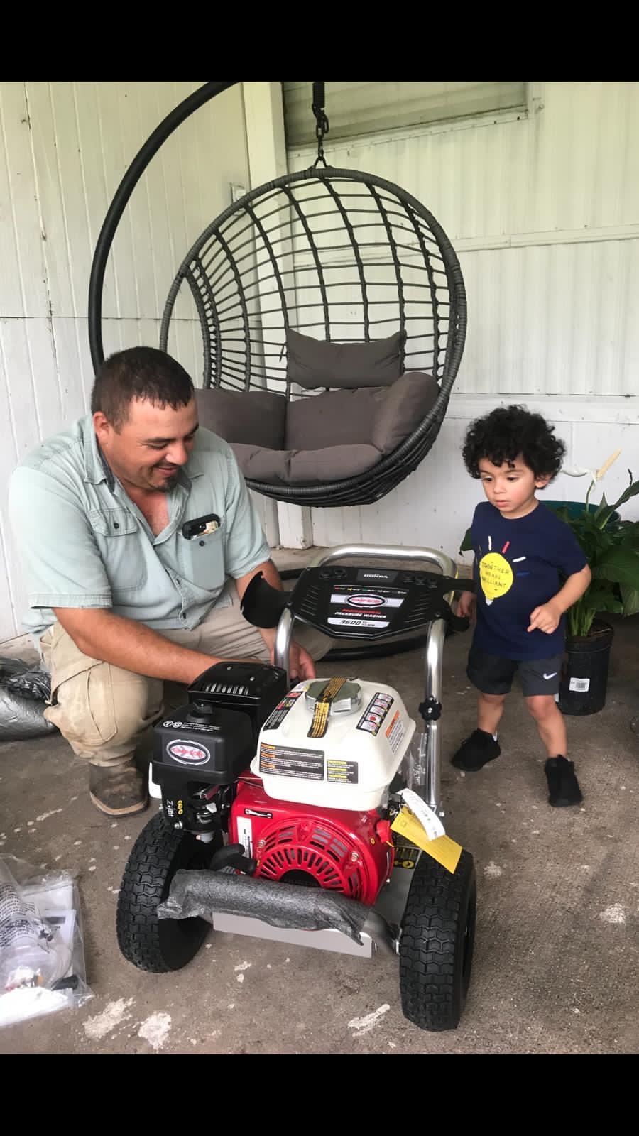 Simpson Aluminum Series 3600 PSI Gas Pressure Washer, 2.5 GPM, Honda GX200 customer photo 1