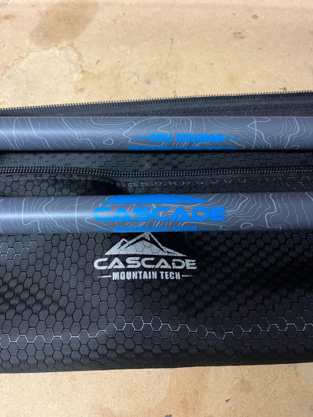 Cascade Mountain Tech Trekking Poles - Carbon Fiber Walking or Hiking Sticks with Quick Adjustable Locks customer photo 1