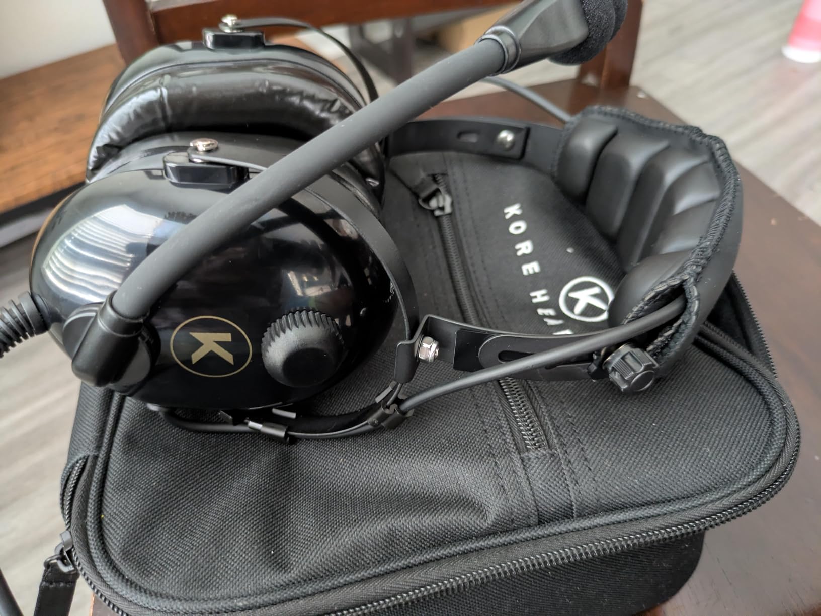 KORE AVIATION KA-1 General Aviation Headset for Pilots - Mono and Stereo Compatibility, Passive Noise Reduction, Noise Canceling Microphone, Gel Ear Seals, Adjustable Headband & Headset Bag customer photo 1