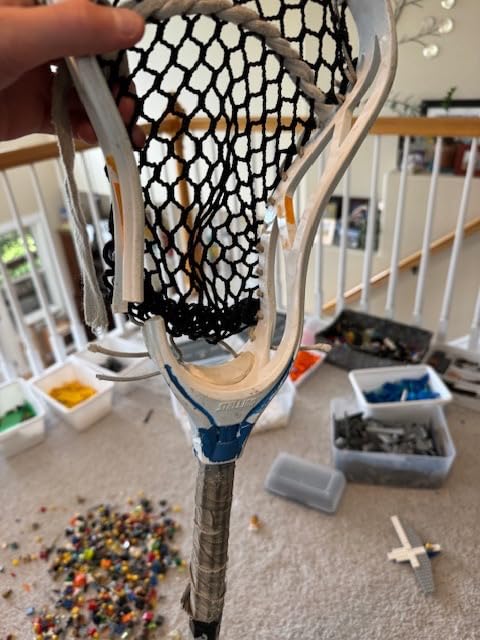 STX Lacrosse Stallion 50 Youth Lacrosse Complete Stick, Platinum/White, 39