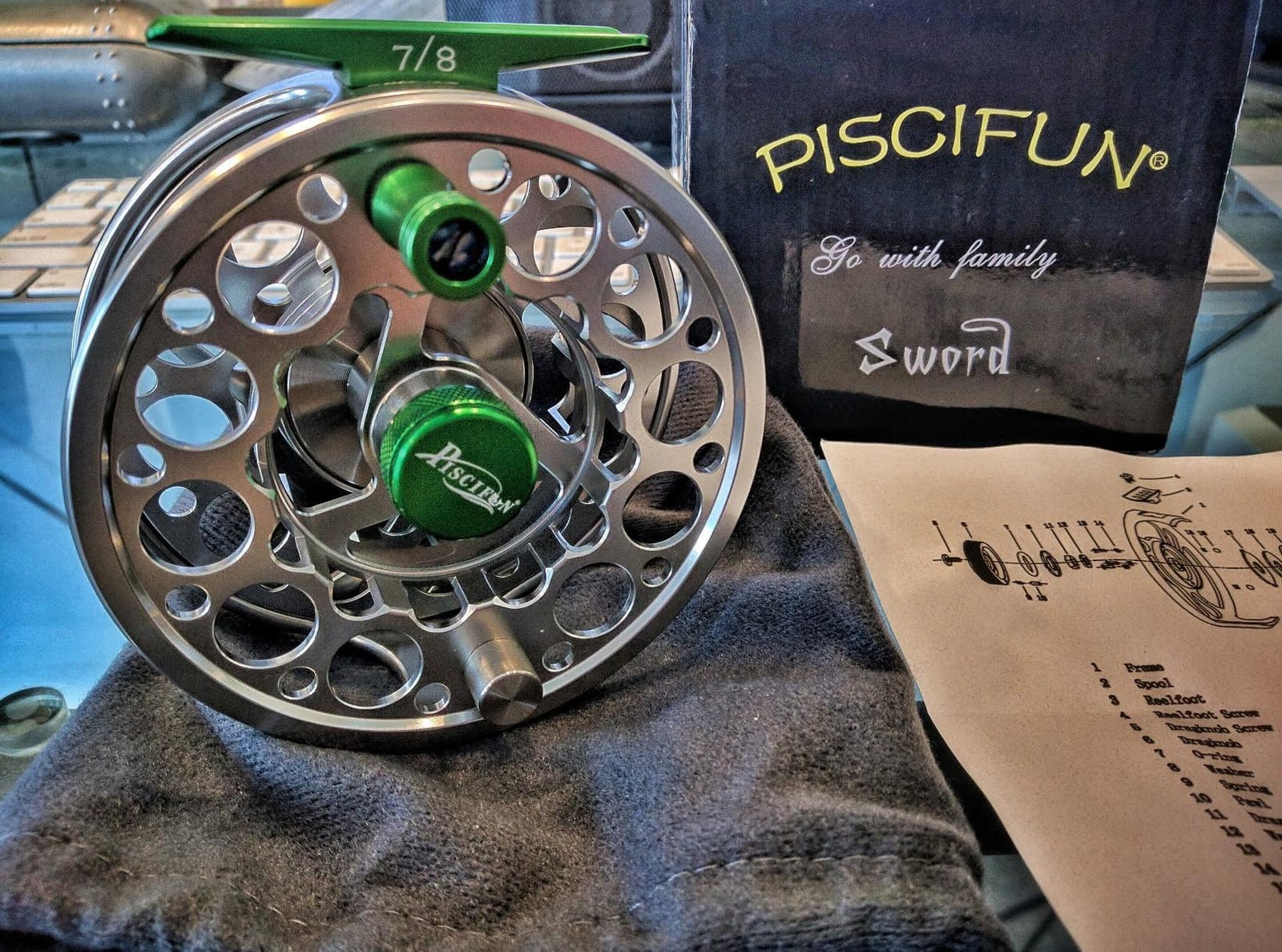 Piscifun Sword Fly Fishing Reel, CNC-Machined Aluminum Alloy Fly Reel customer photo 1
