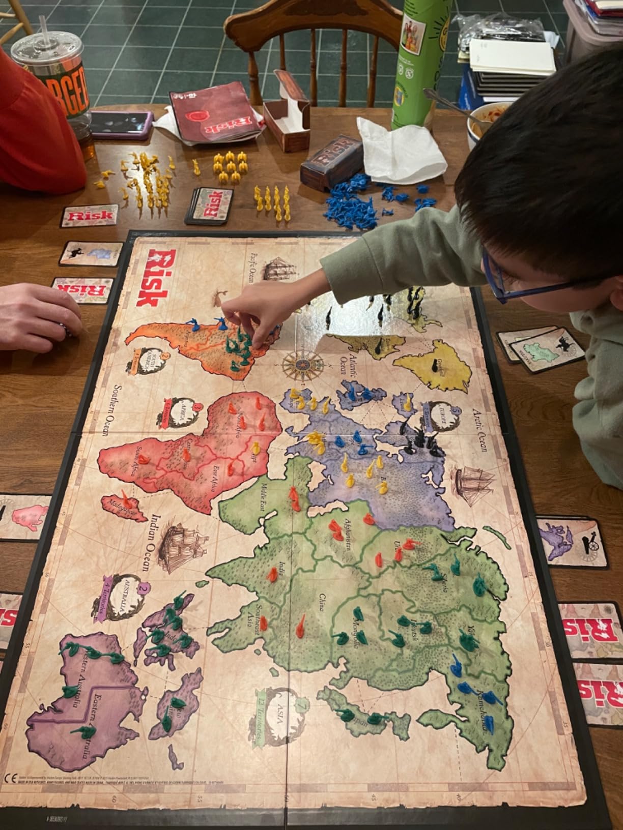 Risk Board Game, Strategy Games for 2-5 Players, Strategy Board Games for Teens, Adults, and Family, War Games, Ages 10 and Up customer photo 1