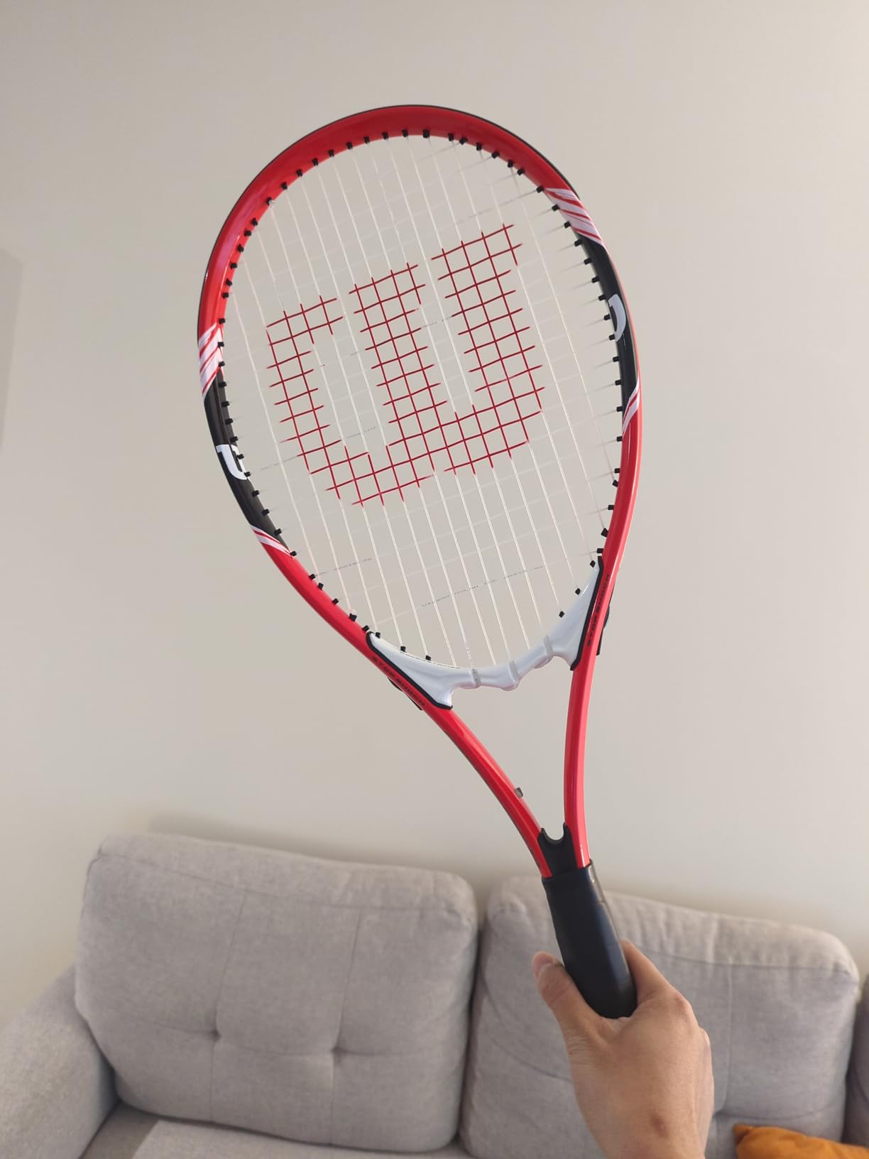 Wilson Federer Adult Recreational Tennis Racket - Grip Size 3 - 4 3/8