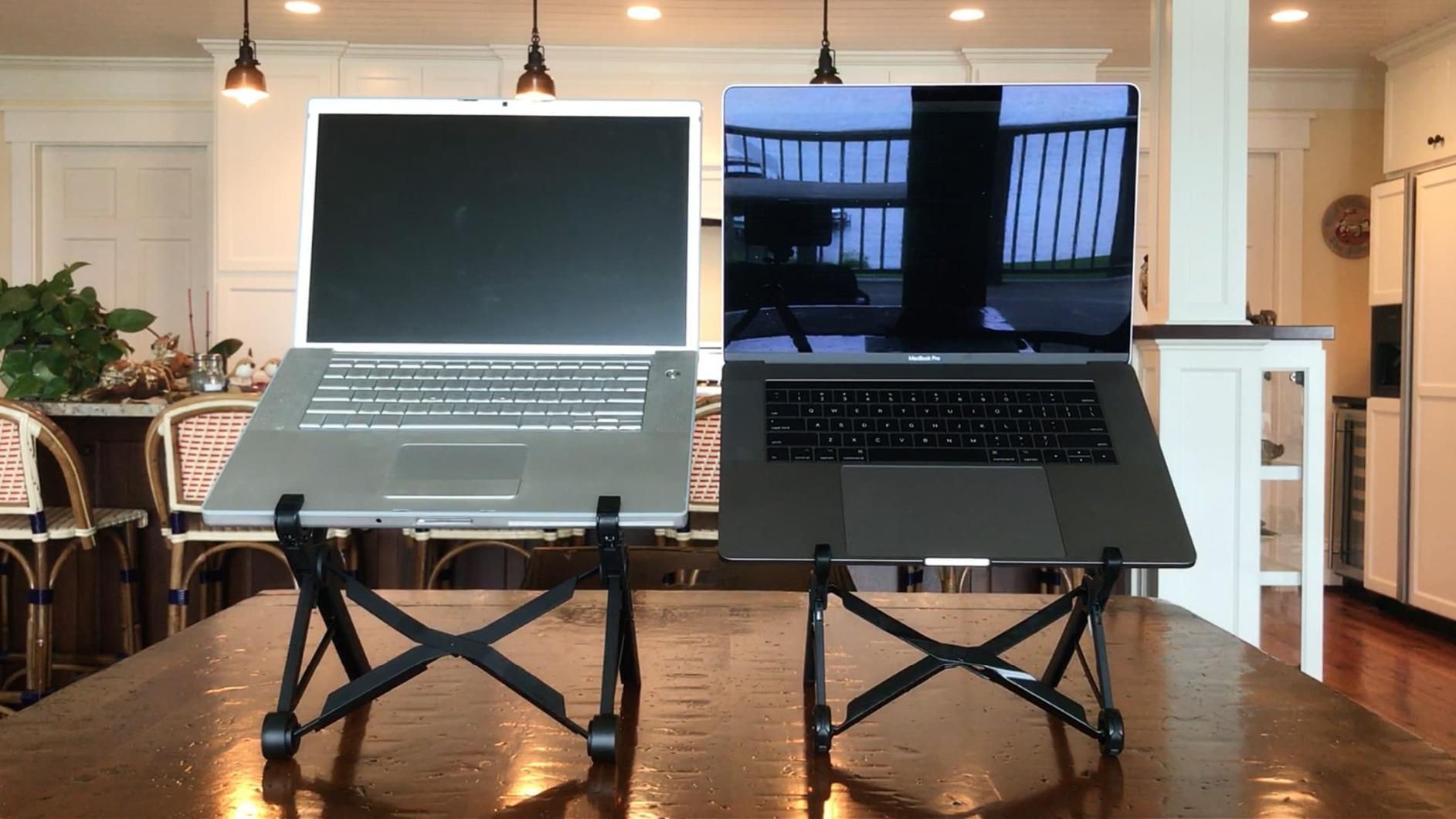 Roost V3 Laptop Stand – Adjustable and Extremely Portable Laptop Stand – PC and MacBook Stand customer photo 1