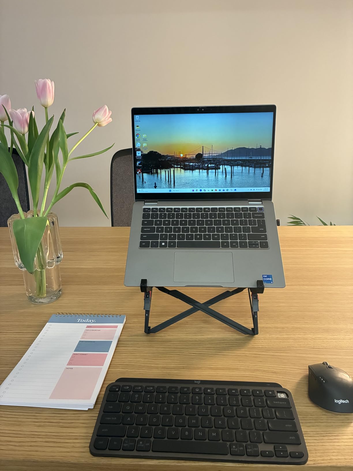 Roost V3 Laptop Stand – Adjustable and Extremely Portable Laptop Stand – PC and MacBook Stand customer photo 2