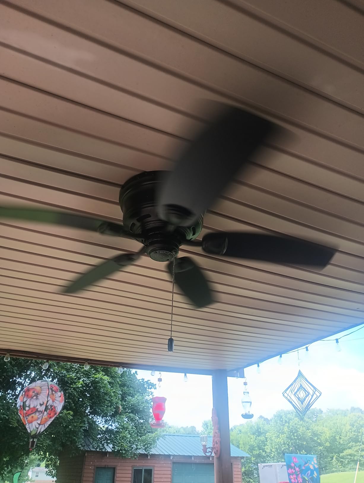 Hunter Sea Wind, Outdoor or Indoor, Ceiling Fan, No Light, 48 inch, White customer photo 1