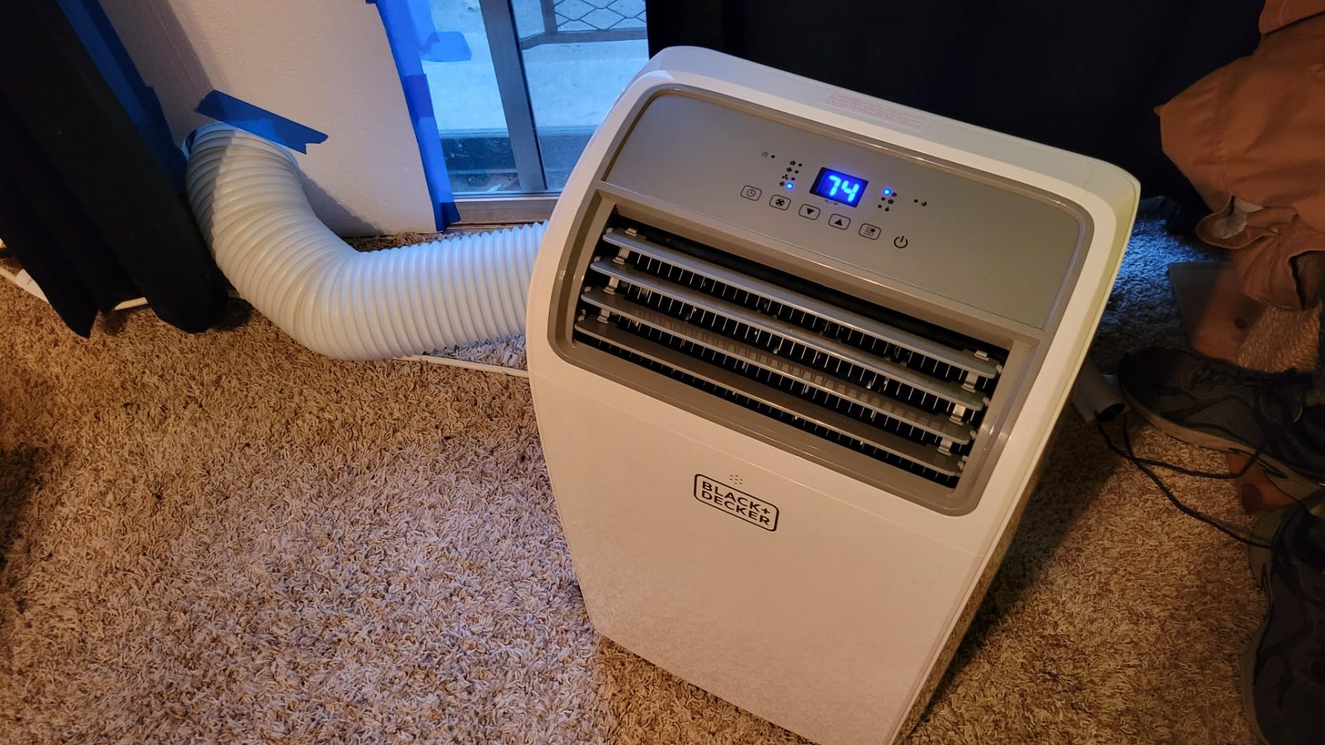 BLACK+DECKER Smart Portable Air Conditioner, 12,000 BTU, BPACT12WT, White customer photo 1