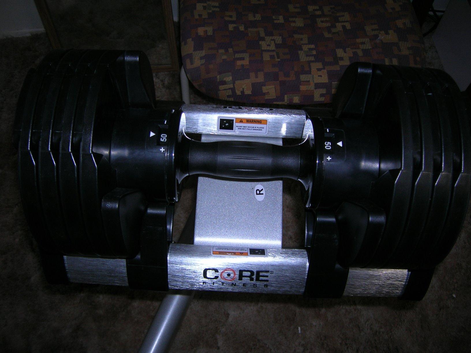 Core Fitness® Adjustable Dumbbell Weight Set by Affordable Dumbbells customer photo 1