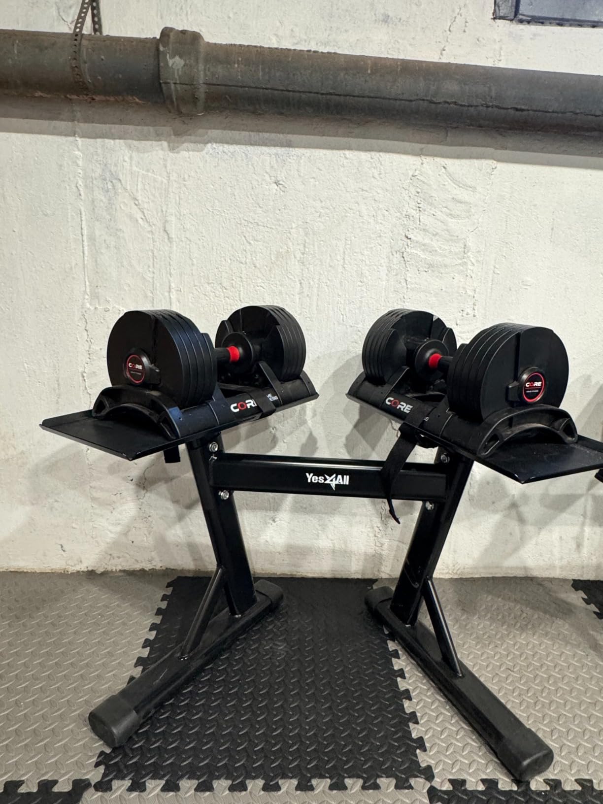 Core Fitness® Adjustable Dumbbell Weight Set by Affordable Dumbbells customer photo 2
