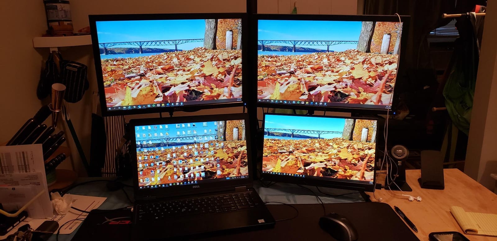 WALI Extra Tall Dual LCD Monitor Fully Adjustable Desk Mount Fits 2 Screens up to 27 inch, 22 lbs. Weight Capacity per Arm (M002XL), Black customer photo 1