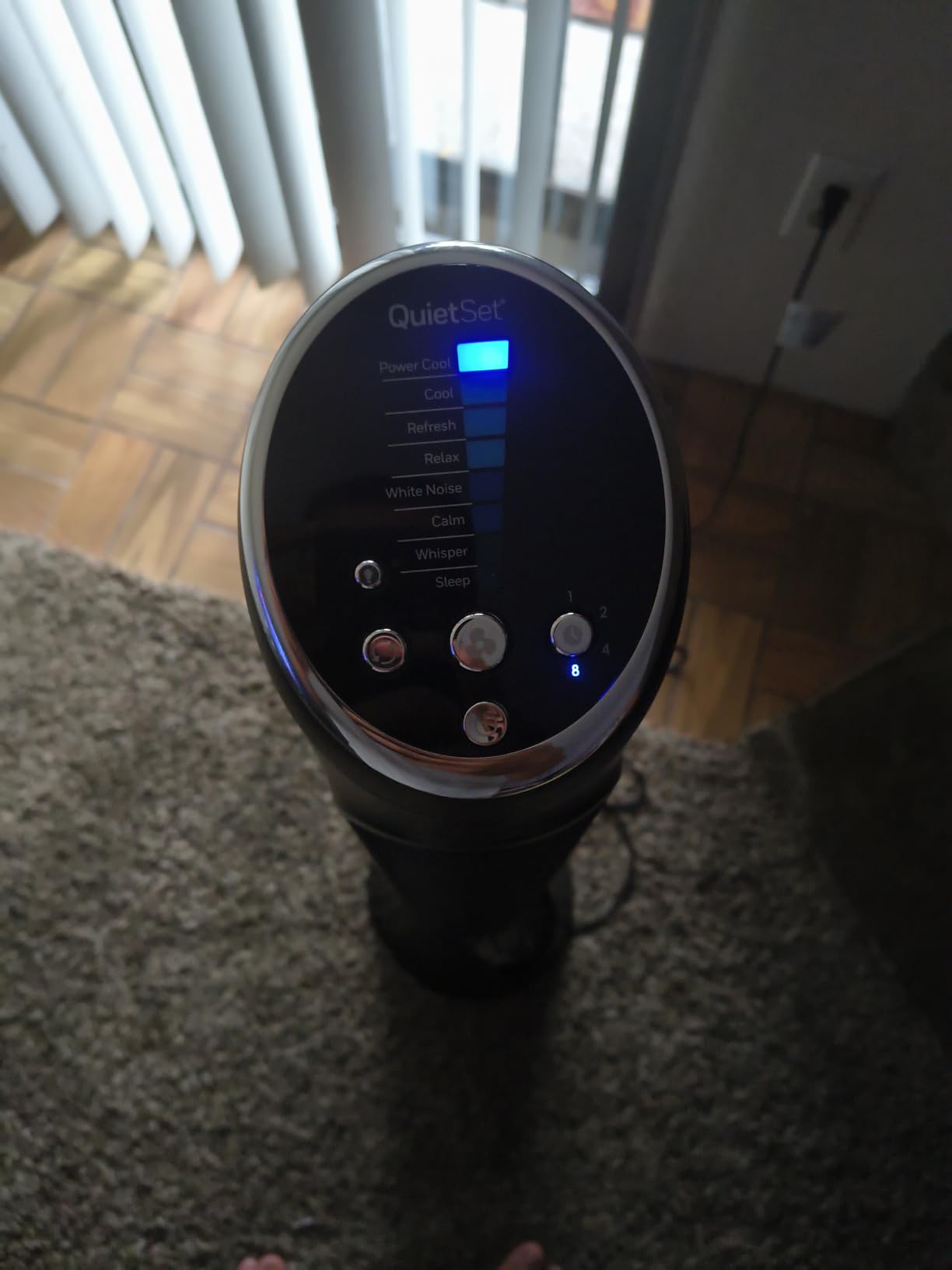 Honeywell QuietSet Whole Room Tower Fan, Oscillating Tower Fan with Remote, Black, HYF290B customer photo 1