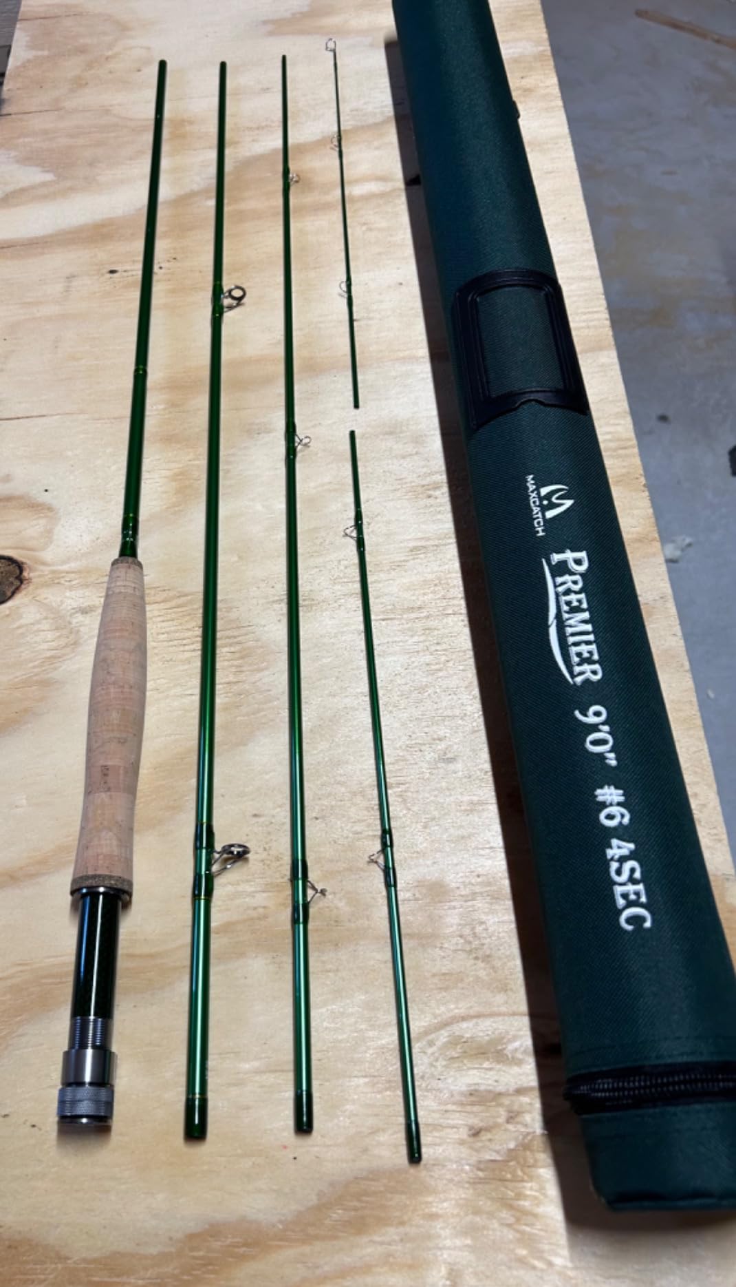 Maxcatch 3-12wt Medium-Fast Action Premier Fly Fishing Rod-IM8 Carbon Blank for High Performance,with AA Cork Grip Hard Chromed Guides customer photo 2