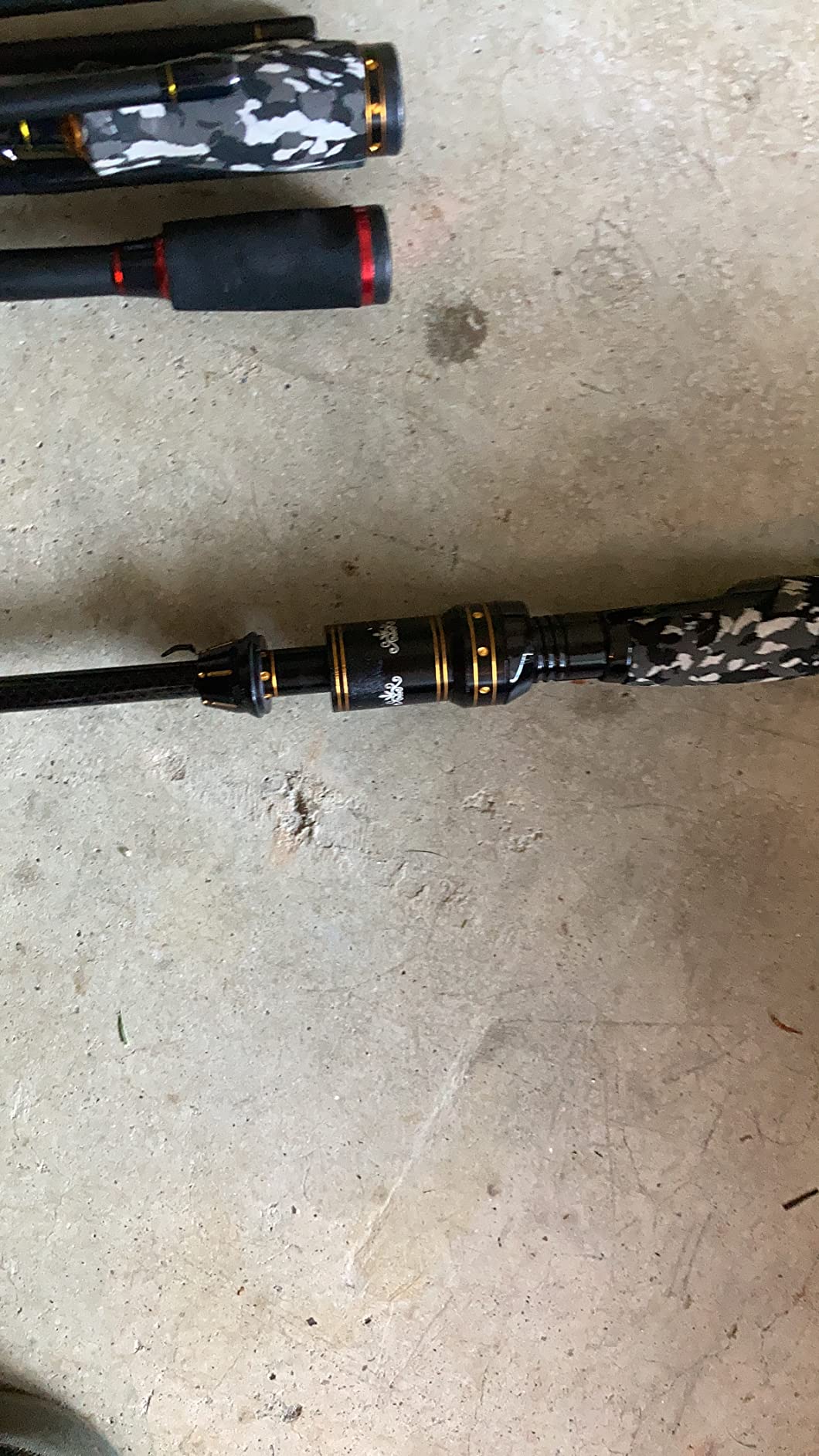 2 Piece 7 Feet Spinning Rod 24 Ton Carbon Fiber Spincasting Fishing Rod with 2 Tips - Medium and Medium Heavy Portable Spin Bass Fishing Rod customer photo 2