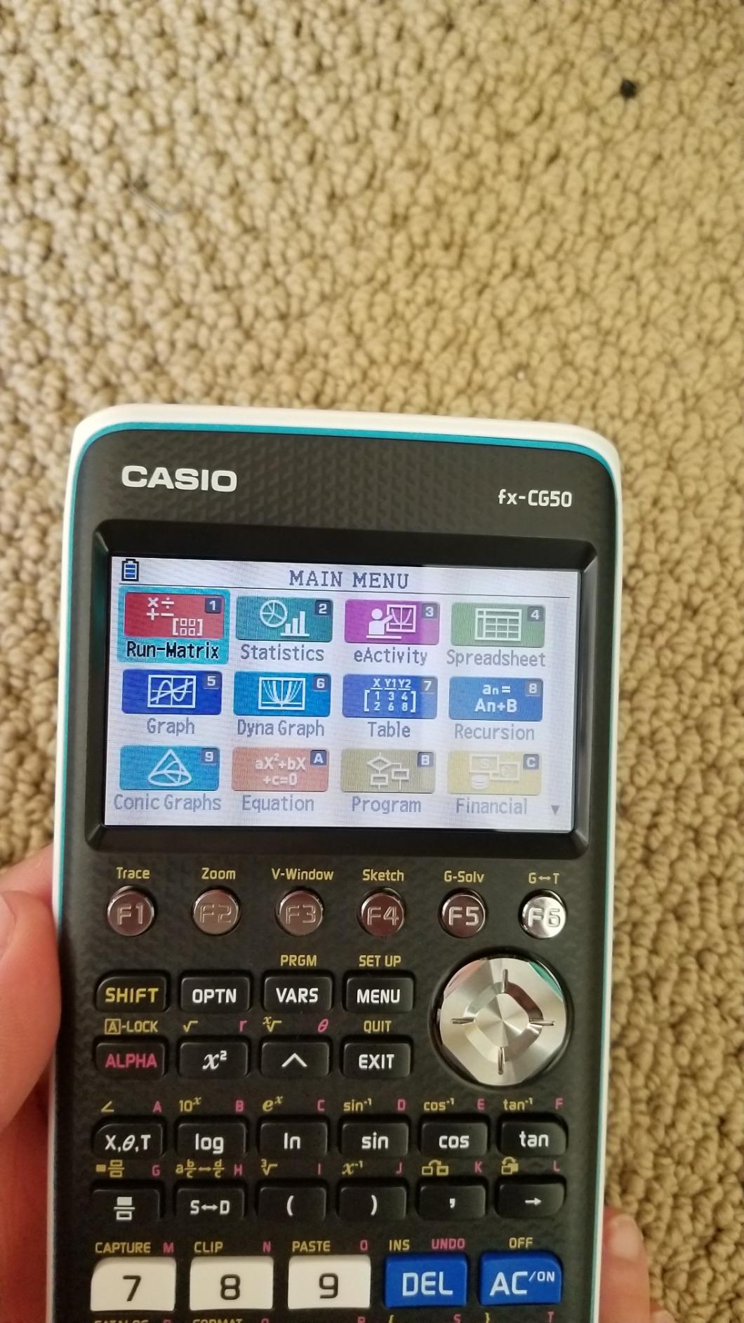 Casio Prizm FX-CG50 Color Graphing Calculator customer photo 2