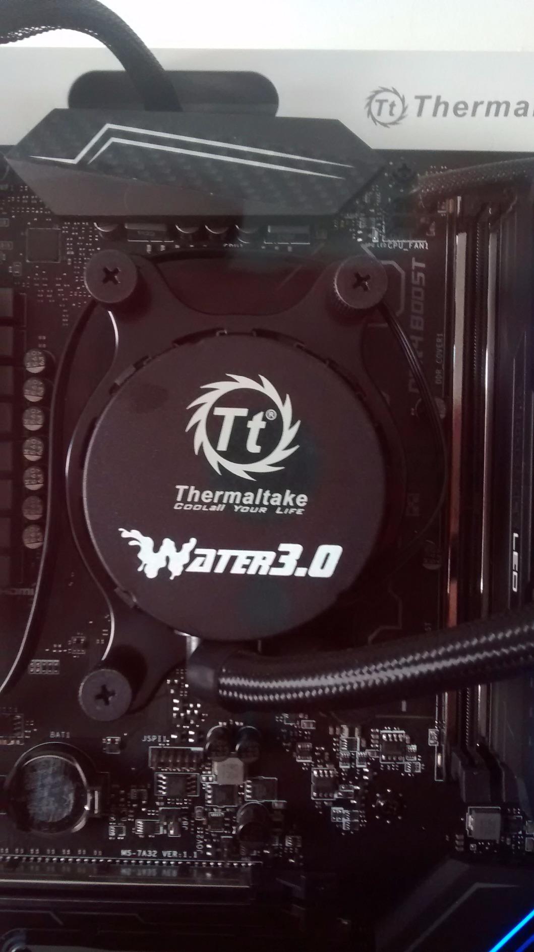 Thermaltake Water 3.0 LGA 2011-3 AM4 Support 280 Riing RGB Edition 140mm RGB PWM Fan AIO Liquid Cooling System 3 Year Warranty CL-W138-PL14SW-A customer photo 2