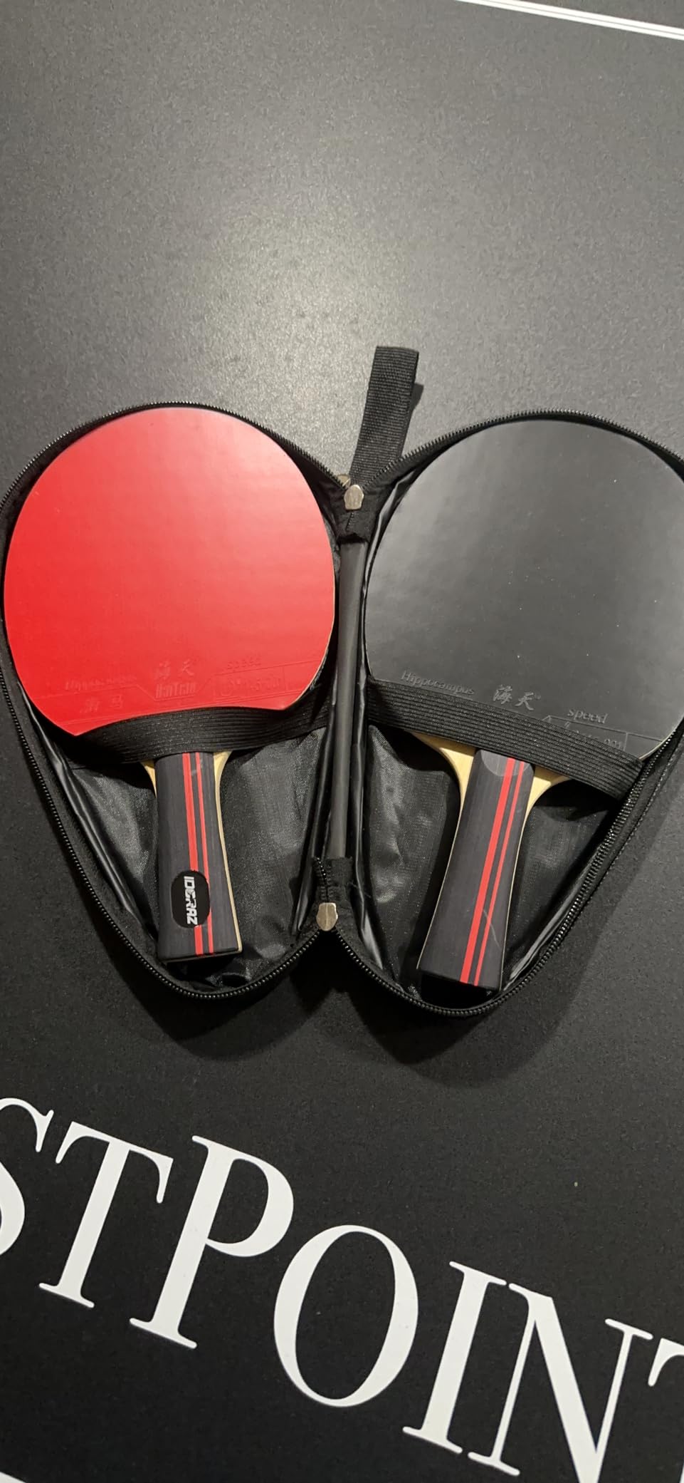 Professional Ping Pong Paddle with ITTF Rubber and Carrying Case customer photo 1