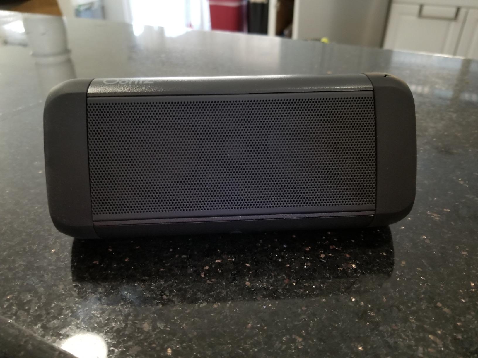 OontZ Angle 3 Ultra Gen 4 Bluetooth Speaker, 14W, 20-Hour Playtime, IPX7 | 14W Bluetooth speaker with fuller bass, 100-ft range, IPX7 waterproof and stereo pairing. customer photo 1