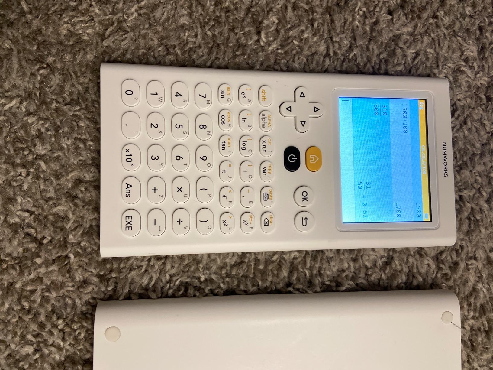 NumWorks Graphing Calculator customer photo 1