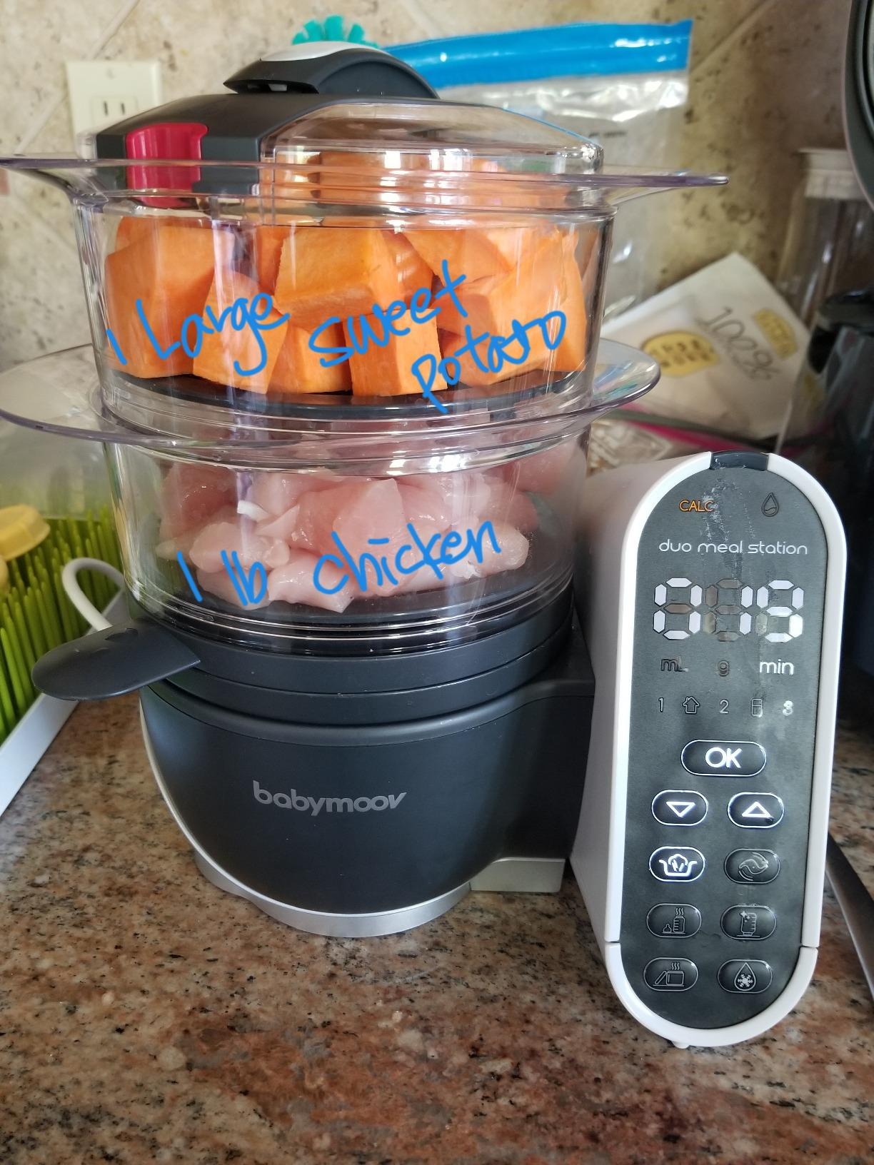 Babymoov Duo Meal Station, Baby Food Maker, Puree Maker & Processor, 6-in-1, Industrial Grey customer photo 1
