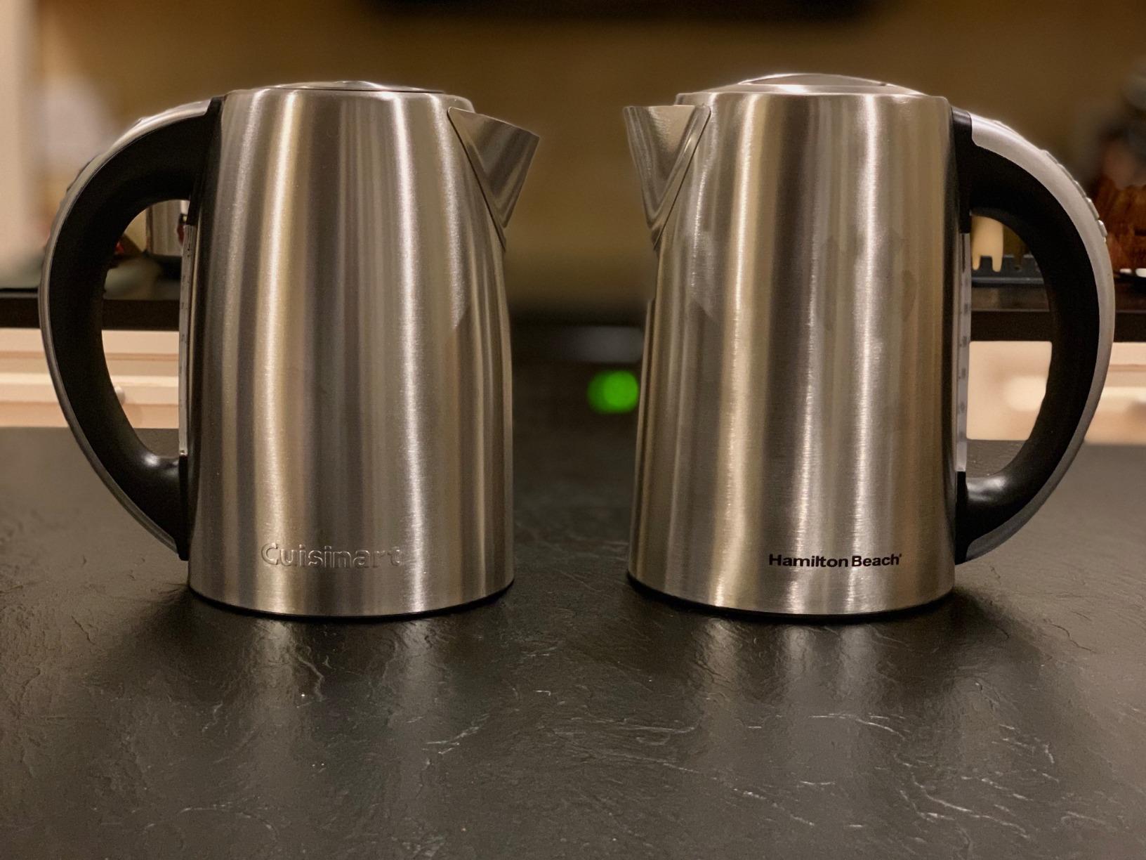 Hamilton Beach 1.7 Liter Electric Tea Kettle, Water Boiler & Heater | Fast Boiling 1500 Watts | Temp Control | Cordless Serving | Auto-Shutoff & Boil-Dry Protection | BPA Free | Stainless Steel customer photo 2