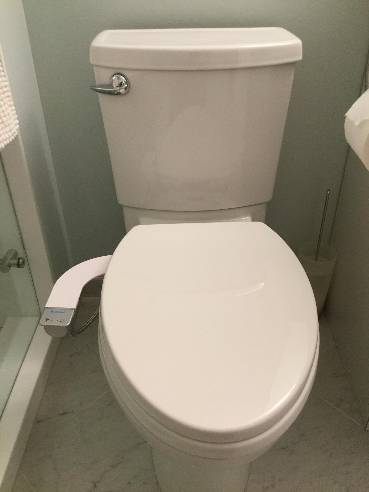 Brondell Bidet - Thinline SimpleSpa SS-150 Fresh Water Spray Non-Electric Bidet Toilet Attachment in White with Self Cleaning Nozzle and SafeCore Internal Valve customer photo 1